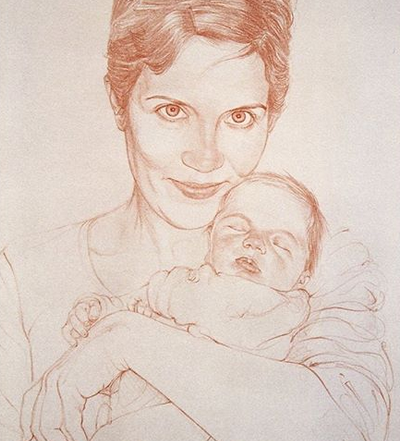 Portrait maternité enfant et sa maman